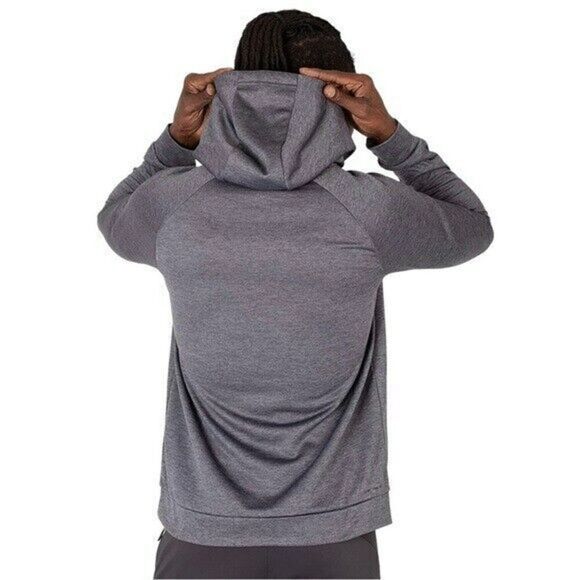 Layer 8 Men’s Gray Performance Hoodie Size Small NEW - Picture 2 of 12